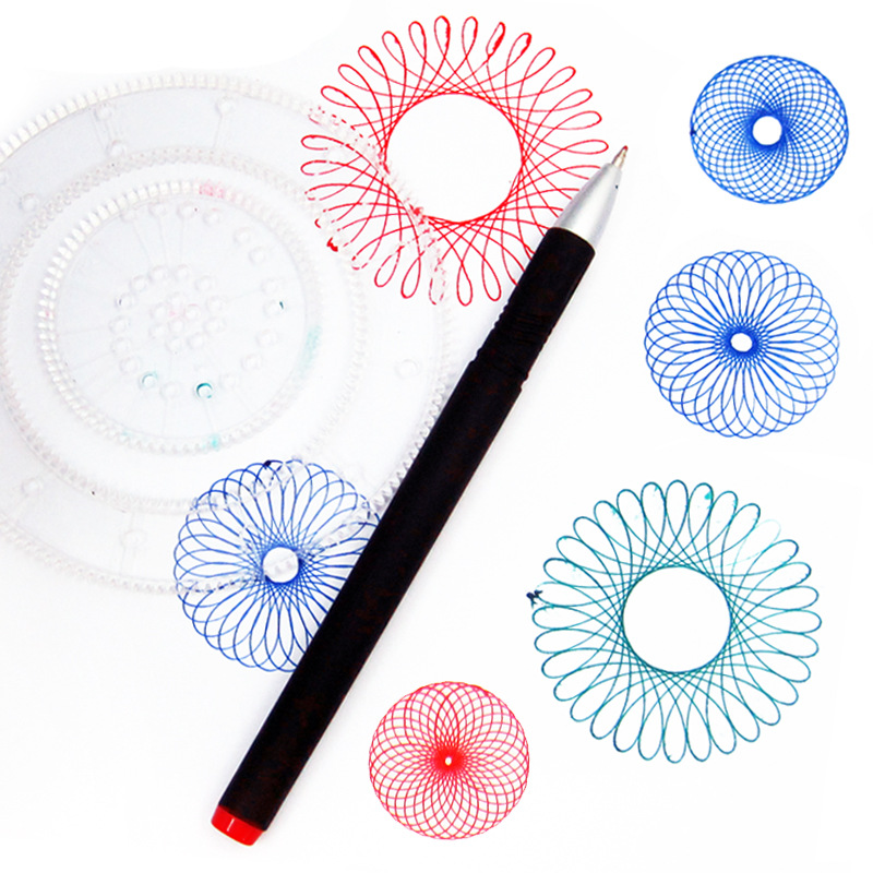 Kaleidoscope changeable magic suit children's art creative painting template primary school student multi-functional stationery suit