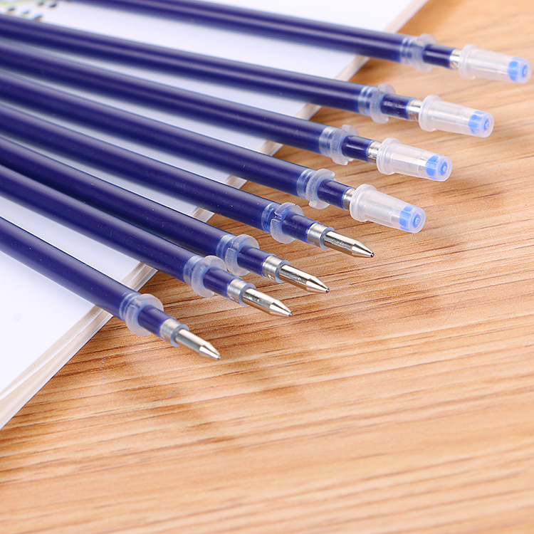 Bold inner diameter 0.5mm bullet refill gel pen water refill Black Red Blue needle tube refill factory direct sales