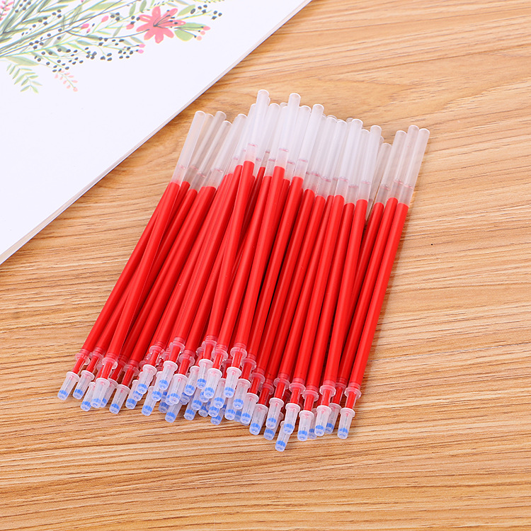 Bold inner diameter 0.5mm bullet refill gel pen water refill Black Red Blue needle tube refill factory direct sales