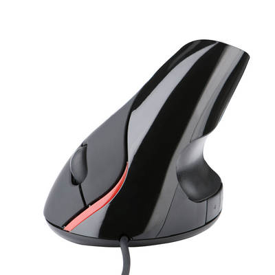 New USB photoelectric vertical mouse ergonomics upright wrist protector mouse 5-button wired mouse wholesale