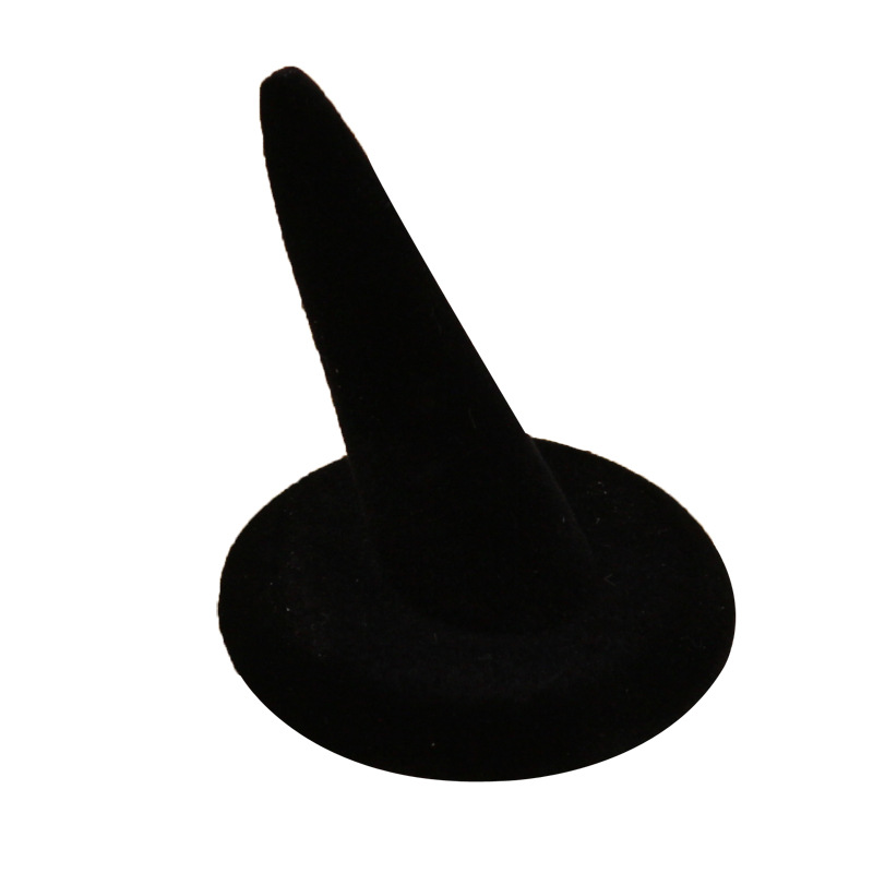 Resin Flocking Pointed Finger Ring Stand Jewelry Rack Jewelry Display Stand Diamond Ring Jewelry Jewelry Props Promotion