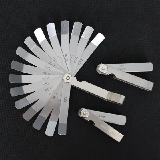 Factory direct feeler gauge support marking stainless steel feeler gauge 100*17 various specifications 100*14
