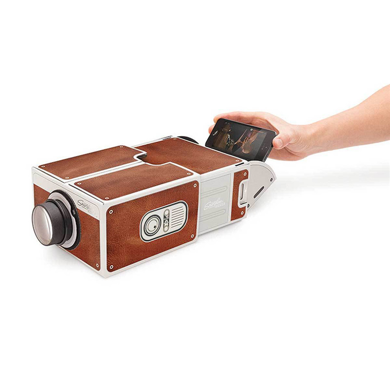 Smart phone projector 2.0 second generation power-free installation small projector SmartPhoneProjector