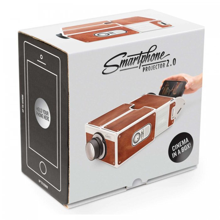 Smart phone projector 2.0 second generation power-free installation small projector SmartPhoneProjector