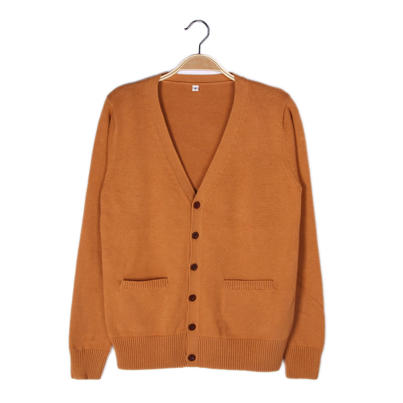 Knitting factory wholesale Japanese college style V-neck school uniform sweater JK uniform sweater school uniform sweater cardigan