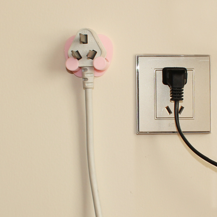 2023 new home safety convenient power plug Hook power cord finishing not messy children's safety products