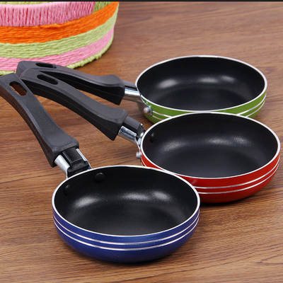 Small frying pan mini thick non-stick pan frying pan fried eggs steak gifts daily department store supply wholesale