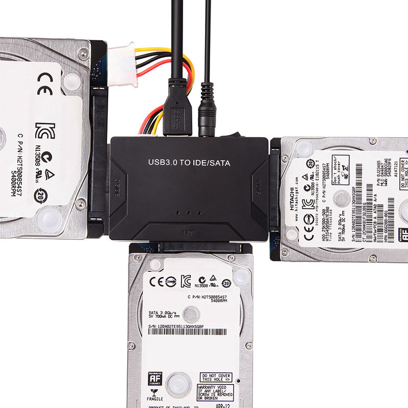 Manufacturer cross-border USB3.0 to SATA/IDE easy drive cable external 2.5/3.5-inch hard drive adapter