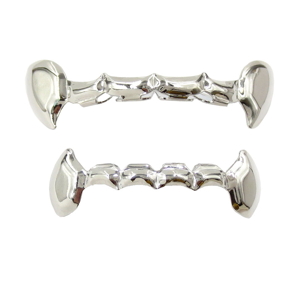亞馬遜熱賣個性嘻哈獠牙金牙套teeth grillz 金假牙套