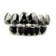 Gun Black Flat Teeth (Set)
