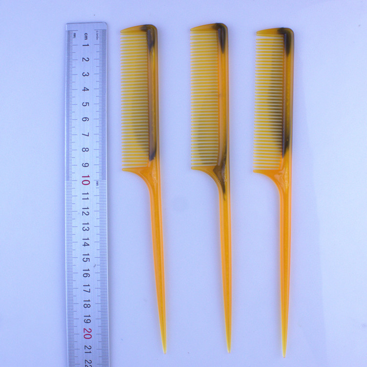 Cow 701 hairdressing makeup professional plastic pointed handle hair comb pattern pointed tail comb wholesale