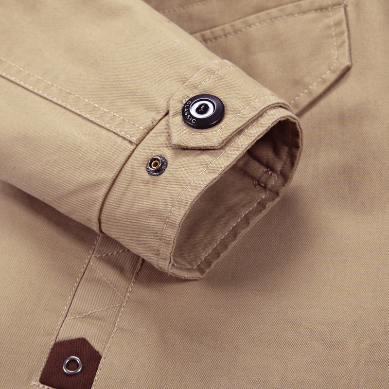 Directly for Amazon new men's casual jacket youth mid-length Korean slim spring and autumn solid color coat wholesale