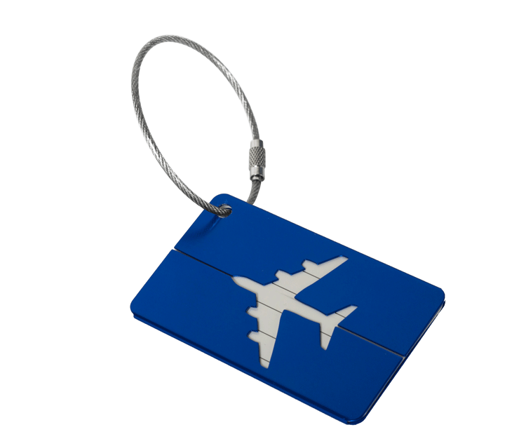 Boarding Metal Luggage Aircraft Checking Elephant Aluminum Alloy Luggage Tag Business Gift Boarding Passes