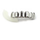 Silver flat teeth (upper teeth)