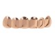 Rose Gold Flat Teeth (Upper Teeth)