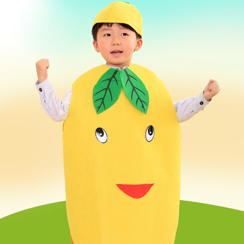 Christmas Children's Fruit and Vegetable Styling Costume Kindergarten Fruit Environmental Protection Fashion Show Table Performance Costume