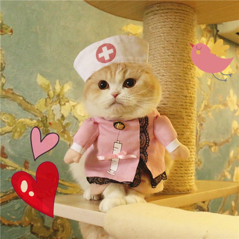 Pet Transformation Police Clothes Transformation Clothes Funny Cat Clothes Christmas Halloween Funny Pet Transformation Clothes