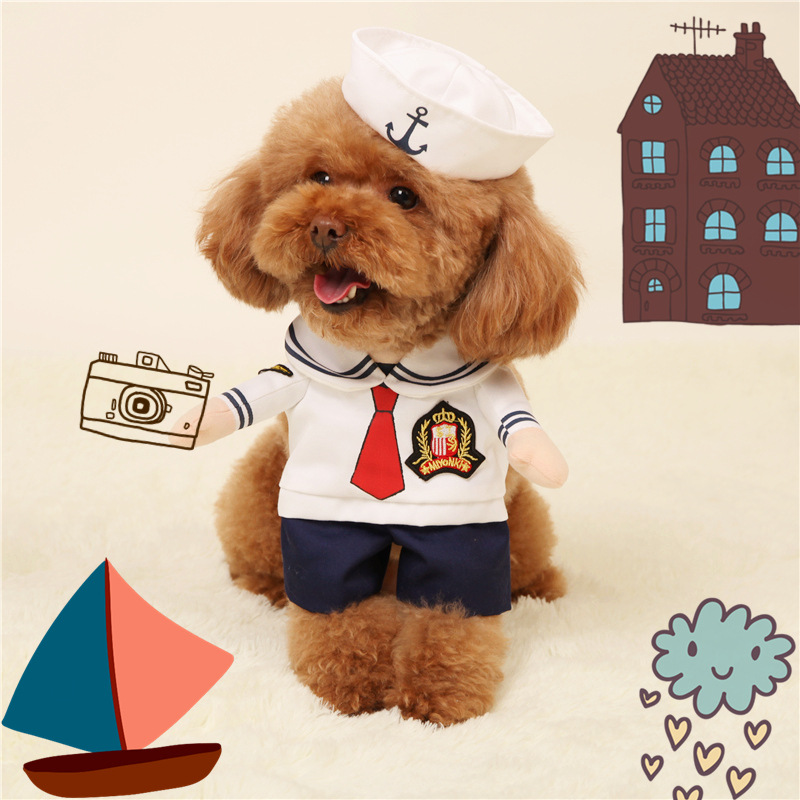 Pet Transformation Police Clothes Transformation Clothes Funny Cat Clothes Christmas Halloween Funny Pet Transformation Clothes