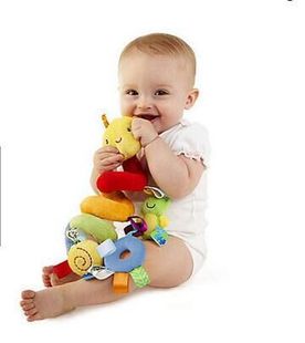 Baby Toy Newborn Music Bed Bell Bed Hanging Soft Fabric Plush Bedside Bell Rattle Bedside Bell