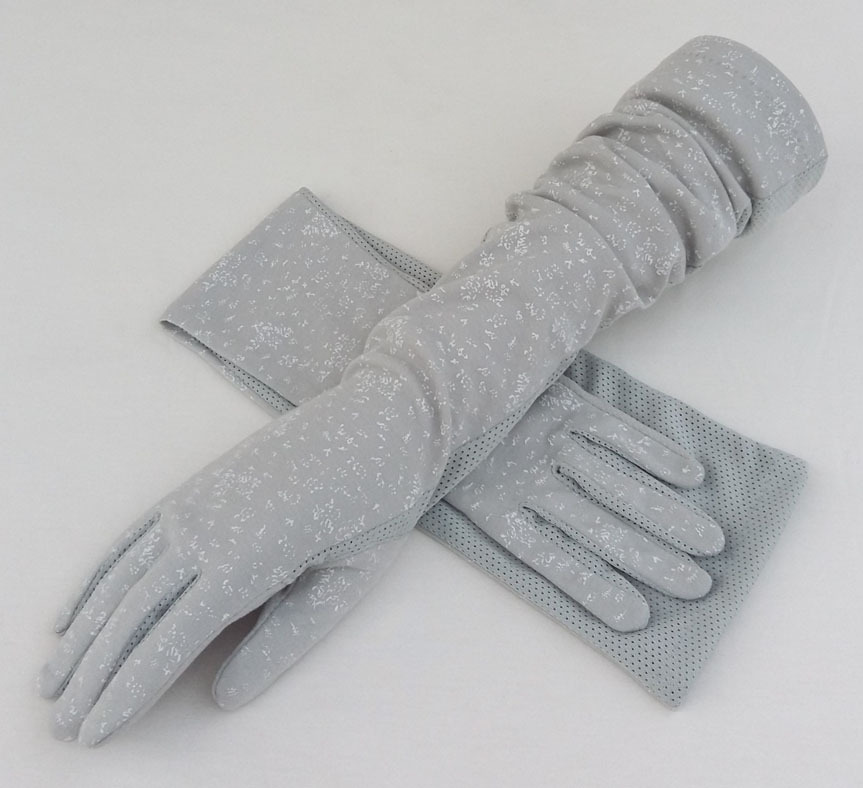 Gants de protection solaire pour femme, été, fins, longs, électriques, protection UV, doigts complets, conduite, cyclisme, printemps et automne, antidérapants, respirants, pur coton_voghion.com