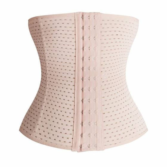 Abdominal Belt Women's Postpartum Waist Belly Breathable Hollow Plastic Belt Three-Row Buckle Body-Shaping Clothing Sports Waist Seal