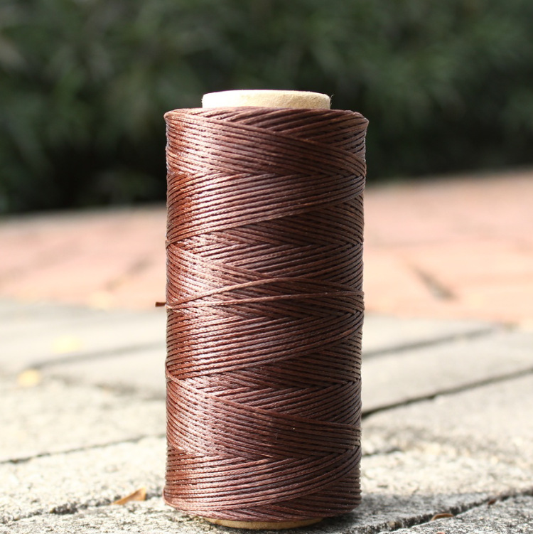 Wholesale Master soul 0.8 South American walking horse polyester wax rope 150D woven hand-knitted leather tools upper shoes sewing flat wax thread
