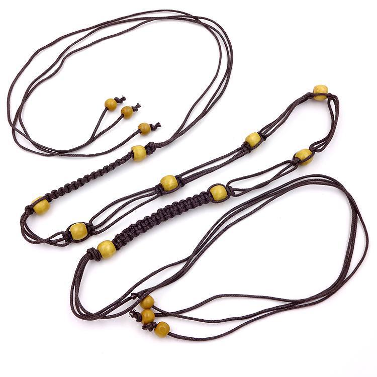 Women's Fine Accessories All-match Sweater Dress Fashion Simple Decorative Waist Chain Pure Hand-woven Waist Rope Skirt Belt