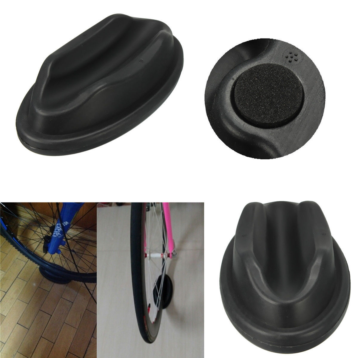 Bicicleta de Montaña bicicleta ciclismo accesorios de plataforma de entrenamiento interior soporte de la rueda delantera // ciclismo plataforma de la rueda delantera pad