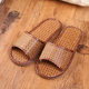 Rattan grass slippers thickened bottom household slippers summer slippers men's and women's sandals wholesale