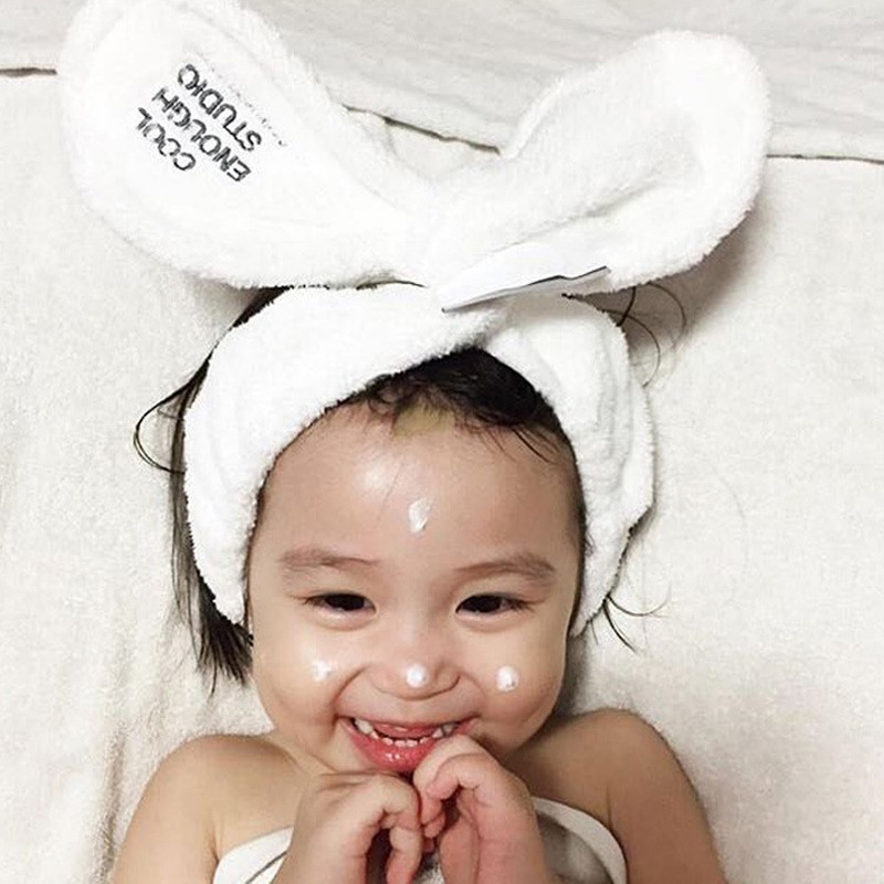 Korean Style New Plush Wire Letter Hair Band Cute Selling Cute Wash Face Headwear Rabbit Ears Hair Band Hair Band