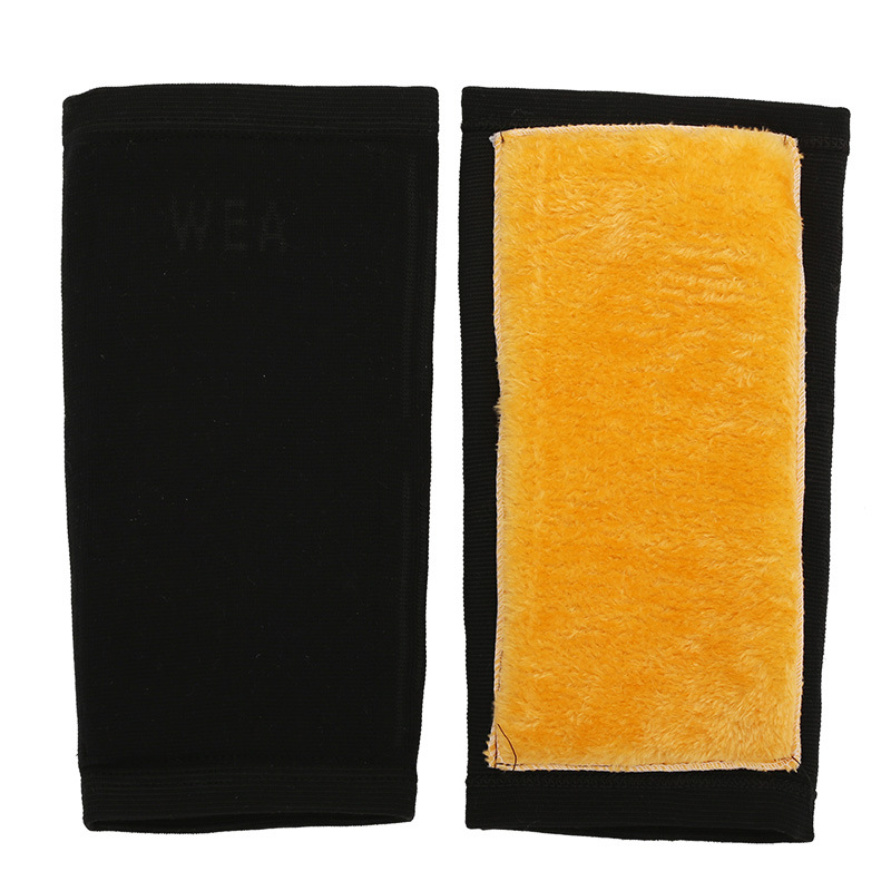 Factory direct autumn and winter fleece-lined thickened knee knitted motorcycle warm inner knee cycling a generation of hair