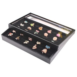 100-position 100-eye ring box with lid ear Nail Box jewelry box jewelry box display storage box