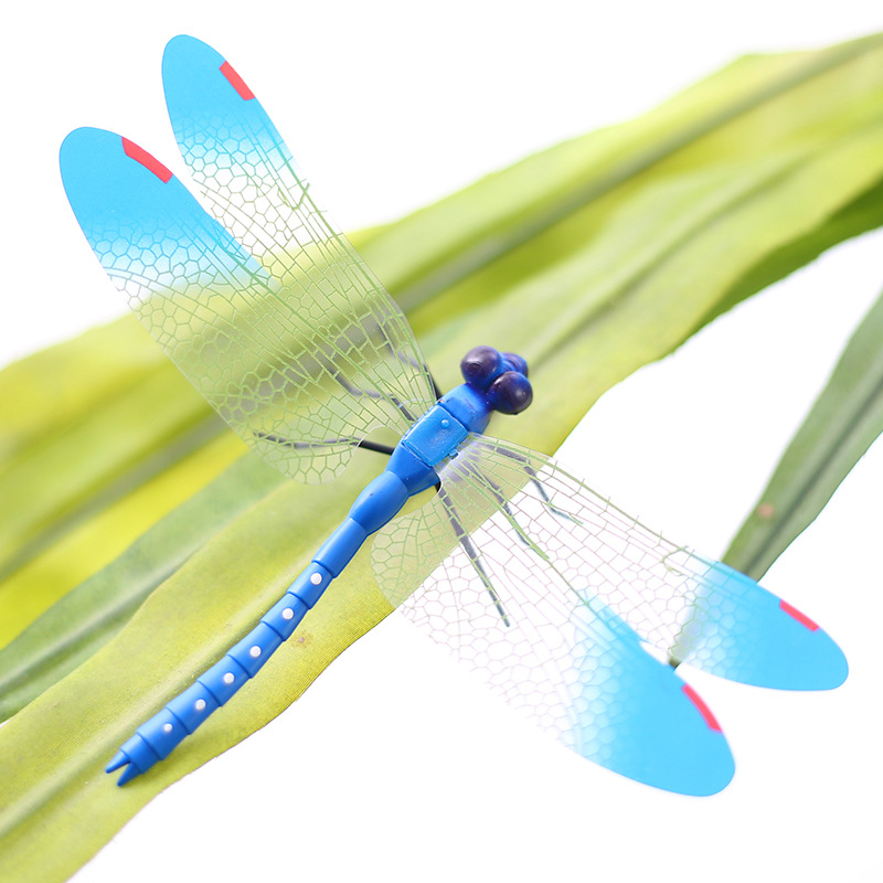 3D three-dimensional Dragonfly magnetic refrigerator stickers creative home decoration dragonfly pin curtain decoration color simulation Dragonfly