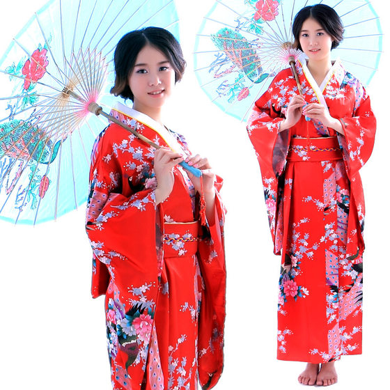 Japanese Women's Traditional Kimono Dress cosplay Photography Animation Performance Stage Performance Clothing Japanese Yukata