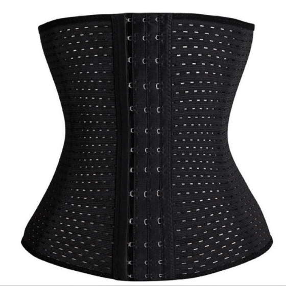 Abdominal Belt Women's Postpartum Waist Belly Breathable Hollow Plastic Belt Three-Row Buckle Body-Shaping Clothing Sports Waist Seal