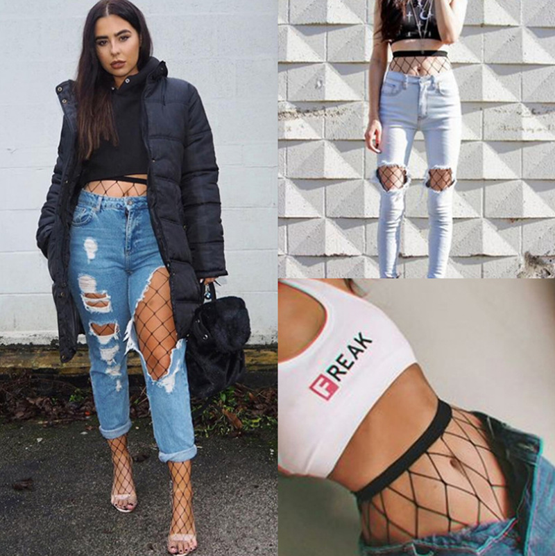 Central Europe Explosions Sexy Pants Fishnet Stockings Hollow-out Size Mesh-resistant Anti-hook Unbroken Mesh Leg Stockings