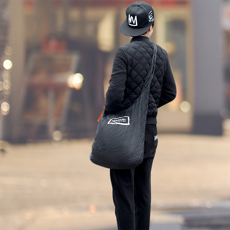 Folding shopping bag folding travel bag disc shopping folding shopping bag travel storage bag LOGO