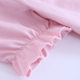 Girl's Nightgown Cotton Short-sleeved Summer New Lace Lace Baby Girl's Pajamas Home Clothes Parents Home Clothes