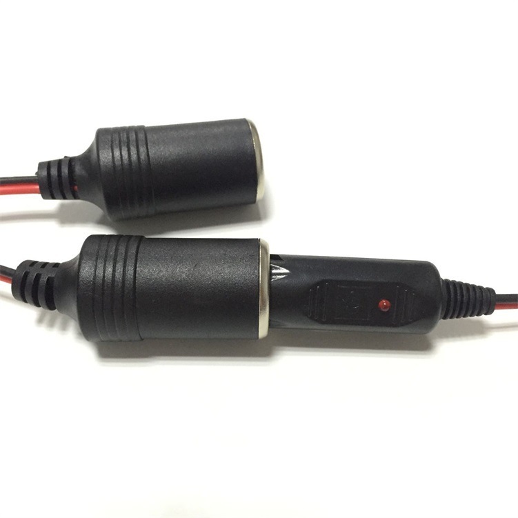 全銅自動車シガレットライター延長線一分二12v 24v汎用車充電一引き二10a延長30cm|undefined