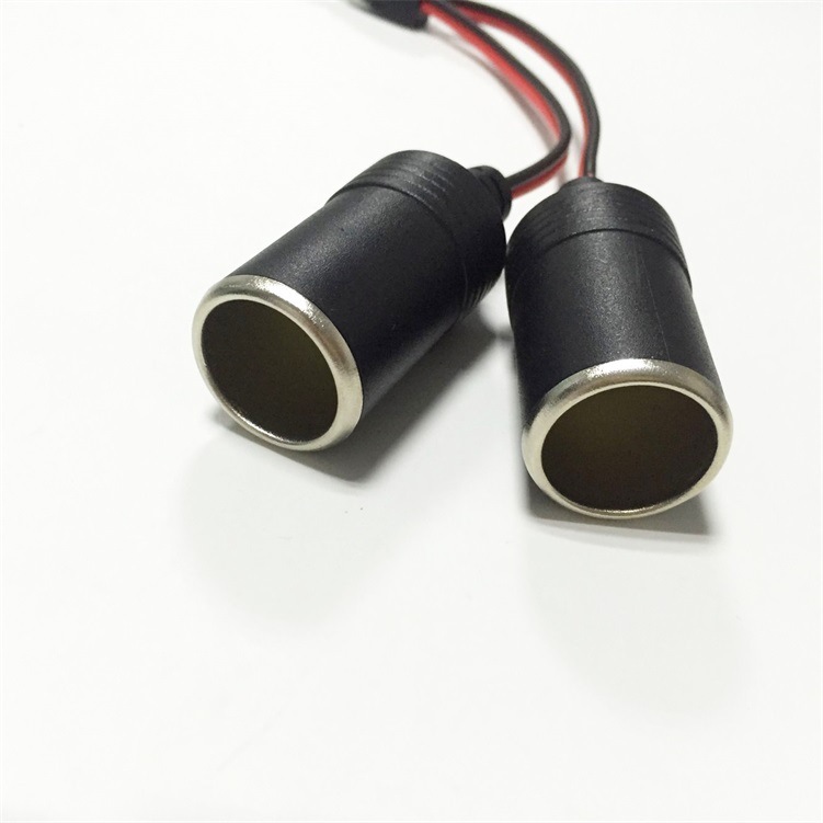 全銅自動車シガレットライター延長線一分二12v 24v汎用車充電一引き二10a延長30cm|undefined