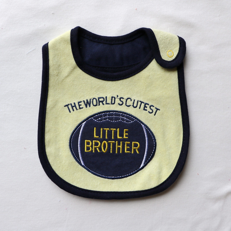 Foreign trade baby saliva towel newborn bib baby cartoon gown three layer waterproof children bib factory wholesale