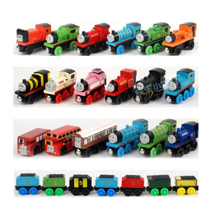 A variety of new magnetic toys small train cake decoration Thomas small train toy track YB02
