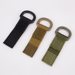 Outdoor Tactical Nylon Ribbon Small Hanging Buckle Multi-functional Mountaineering Buckle Tactical Bag Hanging Hook