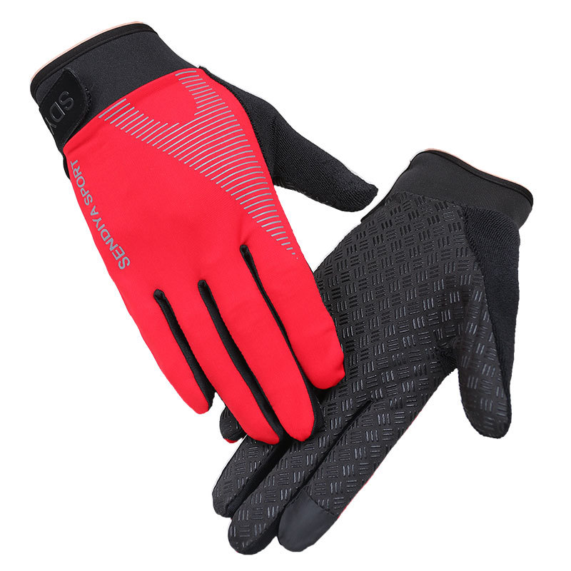 Summer Riding Gloves All Men and Women Thin Breathable Touch Screen Outdoor Sports Mountaineering Fitness Mountain Ice Silk Gloves_voghion.com