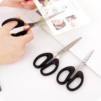 Office scissors student diy paper cutter household kitchen stainless steel scissors children handmade small scissors