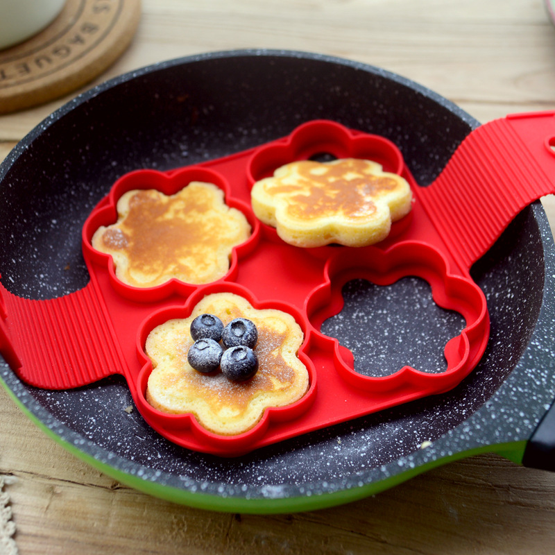 Clearance noodle master 7 even 7 holes 7 holes silicone omelette pancake mold pancake with baking tools