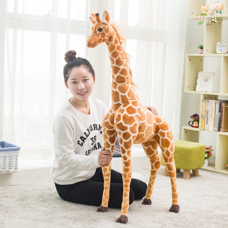 シミュレーションのキリンのぬいぐるみのニホンジカの人形の創意的な鹿の置物の撮影の道具の子供のプレゼント|undefined