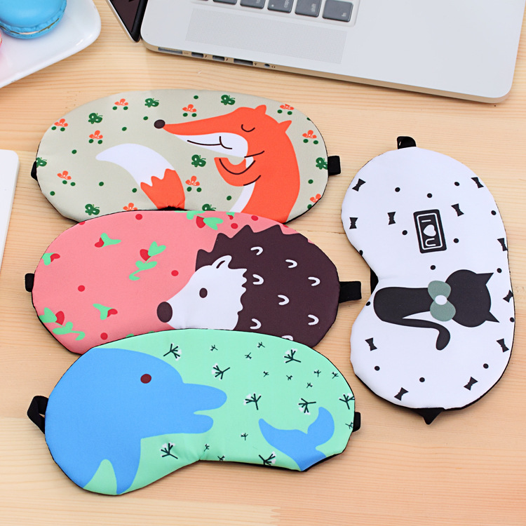 Cartoon Cute Summer Cool Breathable Men and Women Ice Pack Sleep Eye Mask Light Blocking Ice Bag Sleeping Eye Mask 