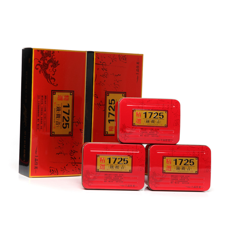 Chonghua Tie Guanyin fragrant high mountain oolong tea gift box running rivers and lakes stall physical store supply wholesale