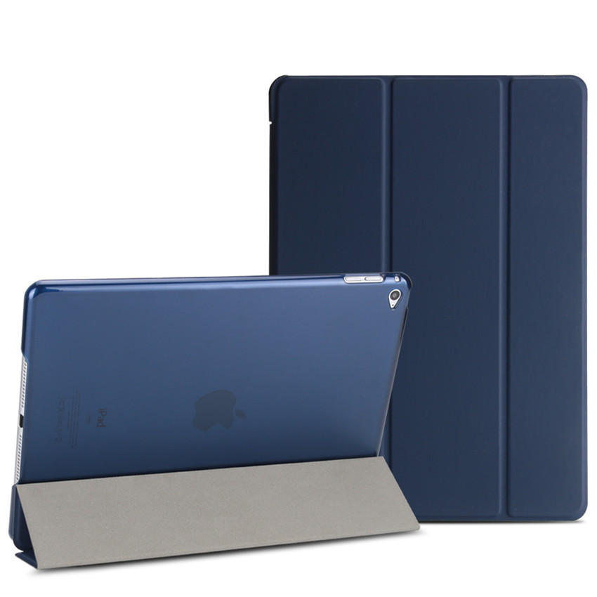 Applicable ipad2 tri-fold pu leather case air2 ultra-thin suction mini5 protective leather case Air4 frosted tablet leather case